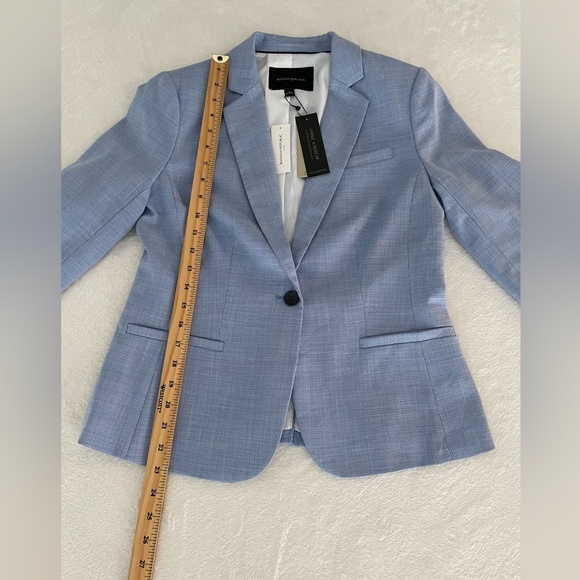 Banana Republic Factory Size 4 Baby Blue Washable Blazer NWT - Picture 17 of 17